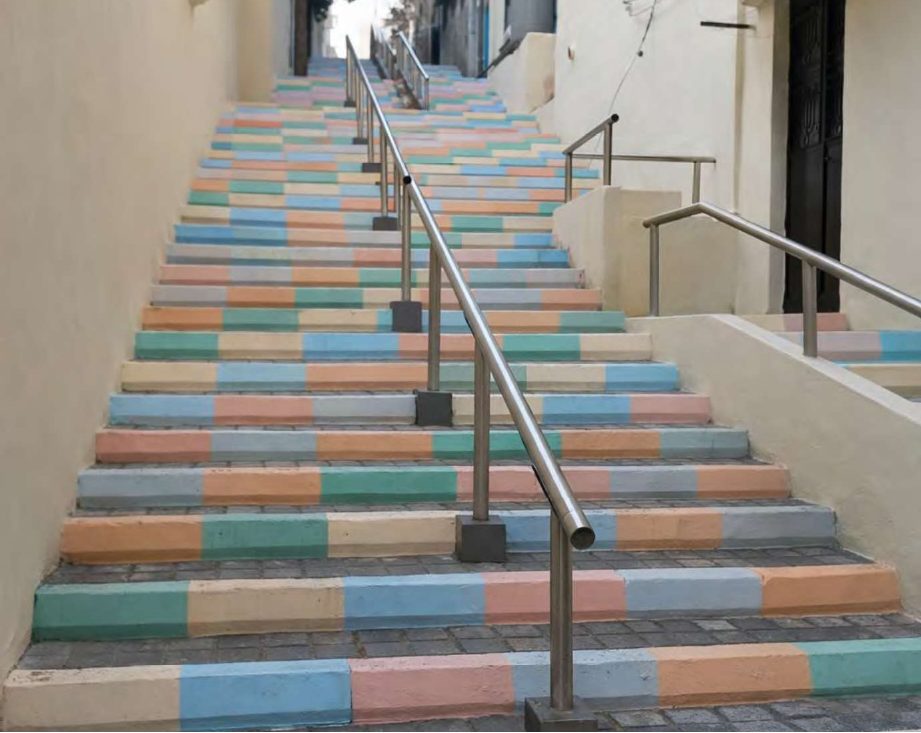 Tamlis public stairs upgraded by DEC in Beirut